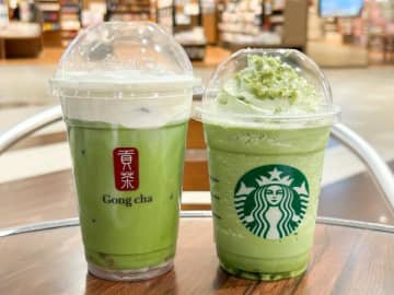 トロちゅる♡やわモチ！スタバとゴンチャの抹茶最新ビバレッジ飲み比べ