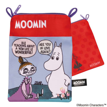 【ムーミン】2WAY仕様で実用的な「サコッシュ＆ポーチ」が登場！カプセルトイでゲット♪