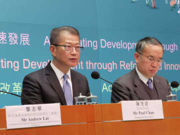 財政長官、香港経済は来年も好調