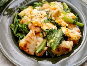 彩りばっちり！旬の味を楽しめる「小松菜×卵」のおかず