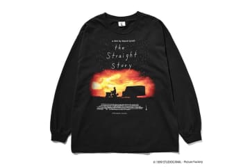 デヴィッド・リンチの映画『ストレイト・ストーリー』ヴィンテージ風Tシャツ、“夕陽の濃淡”を表現