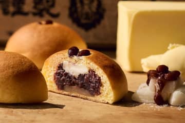 “あんバター”スイーツ専門店「岡田謹製 あんバタ屋」冬の”もちもち”求肥入りあんバタパン