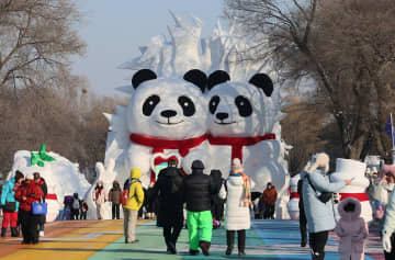中国で雪祭り「雪博会」開催、名前に「雪」「博」が付く観客は無料で入場可能