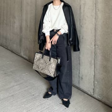 黒レザージャケットのレディースコーデ8選！ 大人女性の最旬こなれスタイル特集