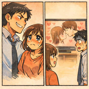 浮気を疑う私に「被害妄想だ」と鼻で笑う夫。翌日、テレビに映し出されていた証拠とは？【短編小説】