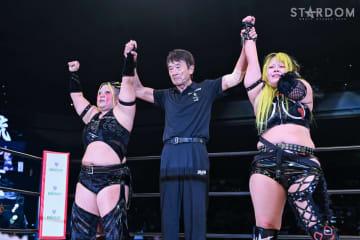 スターダムに夜明けは来ず！“ダンプ松本の後継者”刀羅ナツコが琉悪夏とともにアイドルレスラーたちを蹴散らし王座防衛！