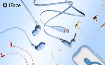 スマホケースの「iFace」から有線イヤホンが登場 ケースとも色合わせできる