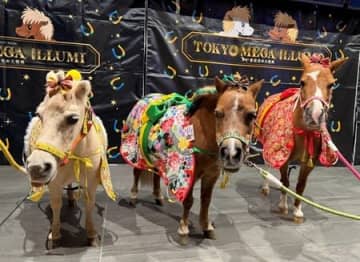 東京メガイルミ、1月2日から干支「午（うま）」にちなんだ新春イベント