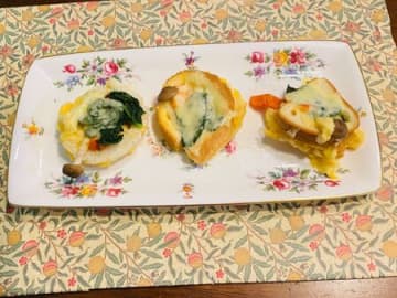 食パンでキッシュ！