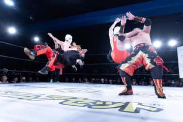 【超日本】石森太二＆バラモン兄弟がセーラーボーイズ1日限定復活で、“闘龍門の先輩”近藤修司組に快勝！「20年後くらいに復活してやる」