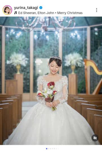 セント・フォースアナの純白ドレス姿にネット魅了　元アイドルアナも感嘆「美し、可愛すぎます！」