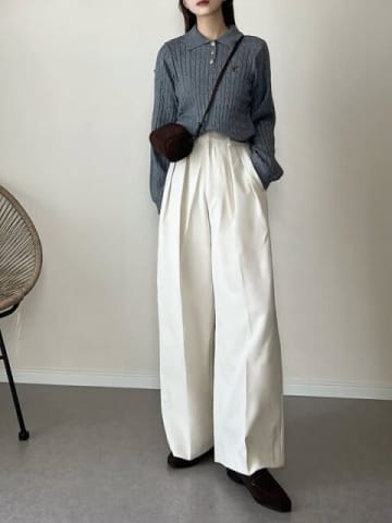冬コーデは「白パンツ」で周りと差がつく♡品よく決まる！大人の垢抜け5style