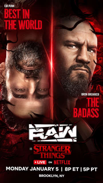 NetflixとWWEが最強タッグ 『ストレンジャー・シングス』とコラボした特別版「Monday Night RAW」を発表