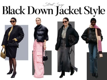 「黒ダウンジャケット」を着回し！ 軽やかに映えるウィンタールック【ストリートスナップ】