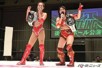 暫定のまま防衛戦を続けるタッグ王者が不満爆発！「会社にどうするんですか？って直談判しないと」