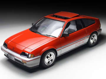 懐かしの「ホンダ・バラードスポーツCR-X」が模型で復活　デカール自作で限界再現