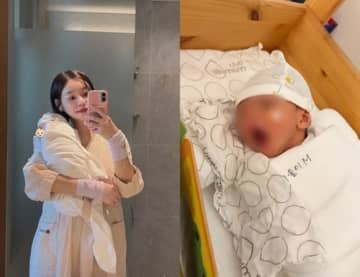 AOA ユナ、母親になった幸せいっぱいの写真を公開「ゆっくり成長してね」