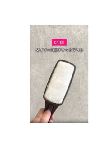 家中で大活躍！【ダイソー】「コスパ最強」話題のエチケットブラシ