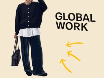 冬に取り入れたい「ベロア」！【グローバルワーク】大人に似合う「おしゃ見えパンツ」