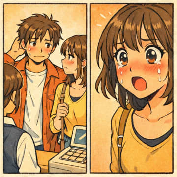 「キャッシュレス派だから現金忘れた」会計を押し付ける彼。だが、財布の中身が見えて別れを決意【短編小説】