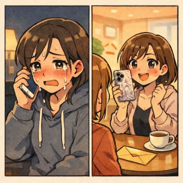 「生活費が足りないんだ…お金を貸して」泣きつく友人→友人が持っていた携帯を見て激怒した【短編小説】