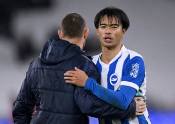 三笘は後半に途中出場　イングランド・プレミア