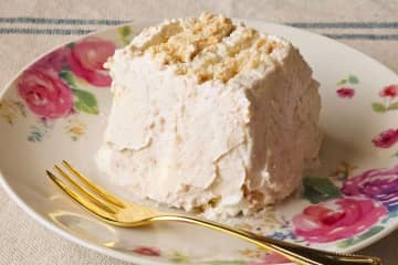 ココナッツサブレをヨーグルトに刺すだけ　一晩で作れる“チーズケーキ”が想像以上にハマる