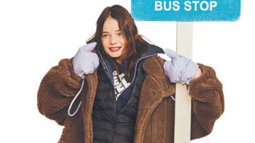 【明日なに着る？】「可愛く防寒」ユニクロの薄軽パフテックとテディベアみたいなボアコート