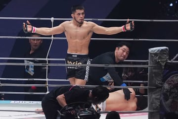 【RIZIN】王者・シェイドゥラエフ、朝倉未来を1RKO　パウンド嵐で一方的に破壊し担架送り…16戦無敗に
