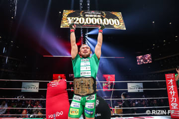「優勝賞金2000万は一度奥さんに全部渡す」愛妻家のRIZINファイターが大晦日に悲願の王座奪取！