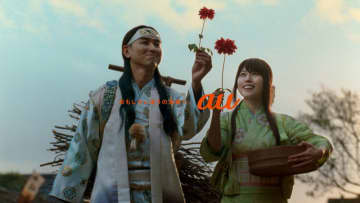 鬼ちゃんが歌う、三太郎CM初のラブソングにのせて。au お正月新CM 「とどけ、ぜんぶ。」篇