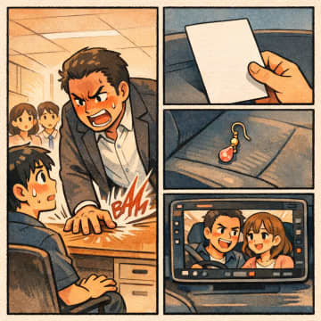 「社用車勝手に使ったろ！」とキレる上司。実は、上司が社用車で不倫していたのが発覚…【短編小説】