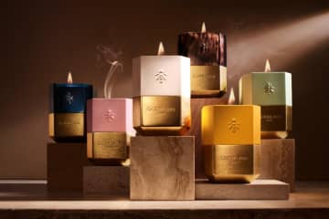 ゲラン“宝石カット”のフレグランスソープ＆キャンドル、甘美なローズやジャスミンなど6種の香り