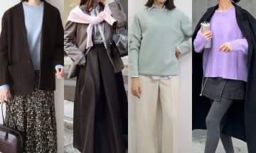 【ユニクロ】30代40代向け新年のご挨拶に！シンプルが映える「きれい色ニット」特集