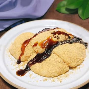 【きなこ餅、もう普通に作らない】とろけすぎ注意♡「ふわとろ」「口に入れたらすぐ消える」