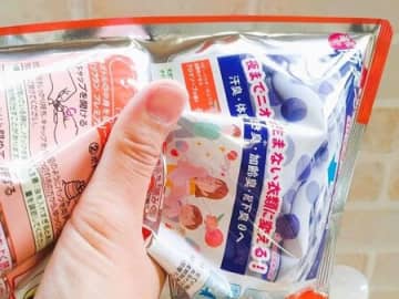 注ぎにくい『大容量パック洗剤』→お家にあるアイテムに“挟むだけ”で一発解決♡めちゃラク＆コンパクト収納を実現♪