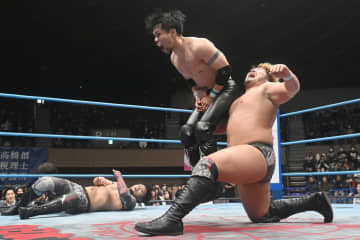 【全日本】ドラゲーの加藤良輝＆ISHINがアジアタッグ強奪！　全日Jr.勢で挑戦権かけた戦いへ