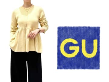 【GUのイエロー】が着映える！ 重たい冬コーデを脱却！「差し色トップス」