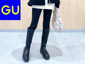 あったかくて女っぽい♡【GU】この冬真似したい「ブーツインコーデ」