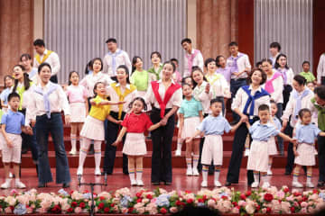 響け歌声　中国天津で児童合唱コンサート