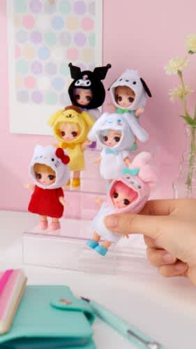 「リカちゃん」新シリーズでサンリオ＆ナルミヤとコラボ 約7cmのミニドールで海外展開も