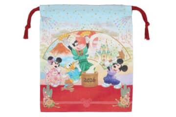 和装ミッキーのお正月きんちゃく 東京ディズニーリゾートの新年グッズ