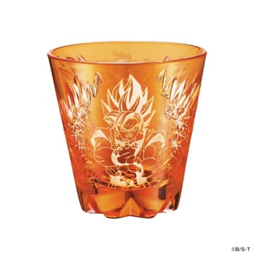 『ドラゴンボールZ』伝統工芸・江戸切子グラスが登場…熟練職人が超サイヤ人の輝き表現