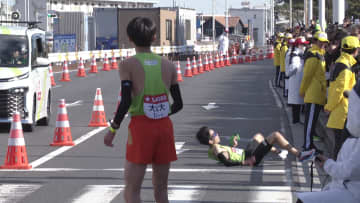 【箱根駅伝】大東文化大学が必死のリレー　3区の1年・菅﨑大翔が倒れながら襷繋ぐ