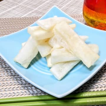 【切り餅レシピ】材料2つで簡単♪塩だけで想像超えのサクサク揚げ餅レシピ