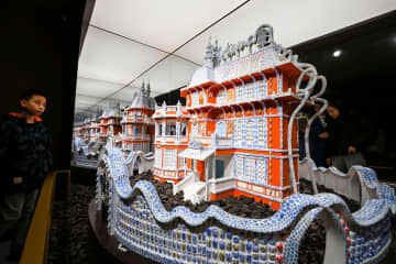 中国天津にチョコ博物館　ランドマークや物語を再現