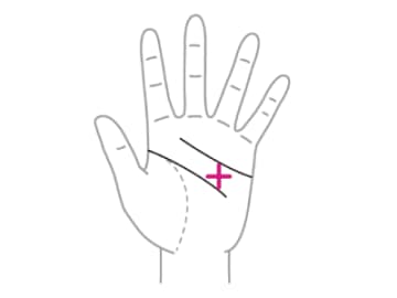 芸術の分野やクリエイティブの世界で能力を発揮できる人に現れる『芸術十字』とは！？【手相の教科書】