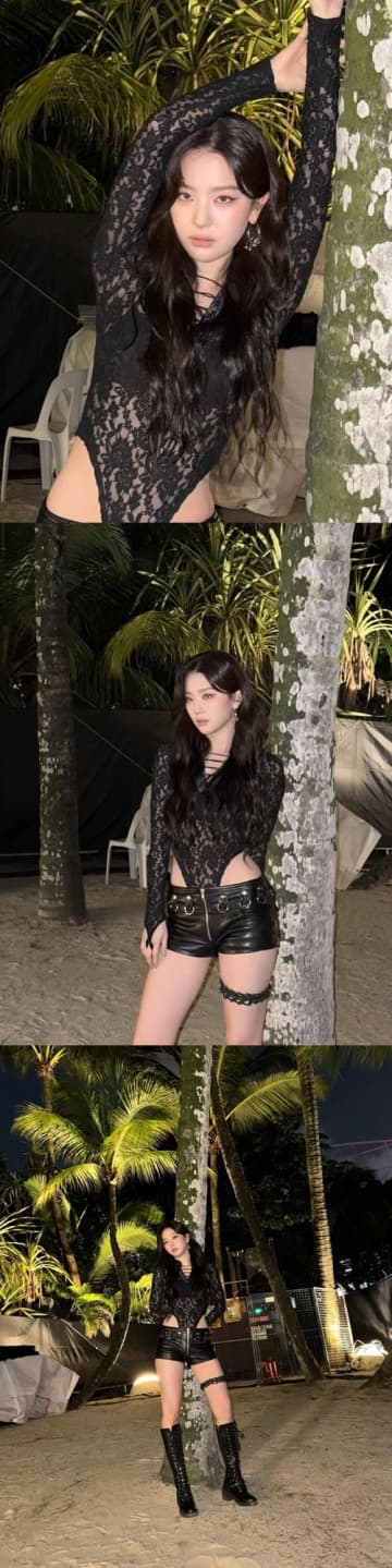 「もっと服を着て」超ハイレグタイプのボディースーツで悩殺！新年最初の投稿から色気あふれるスルギ【PHOTO】