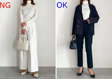 そのニット、着こなし方で損してる！シンプルだから差がつく！大人のニットコーデNG＆OK比較