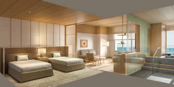 「亀の井ホテル 熱海 別館」3月リニューアル。露天風呂付客室など新設、絶景を望む“別邸”がテーマ